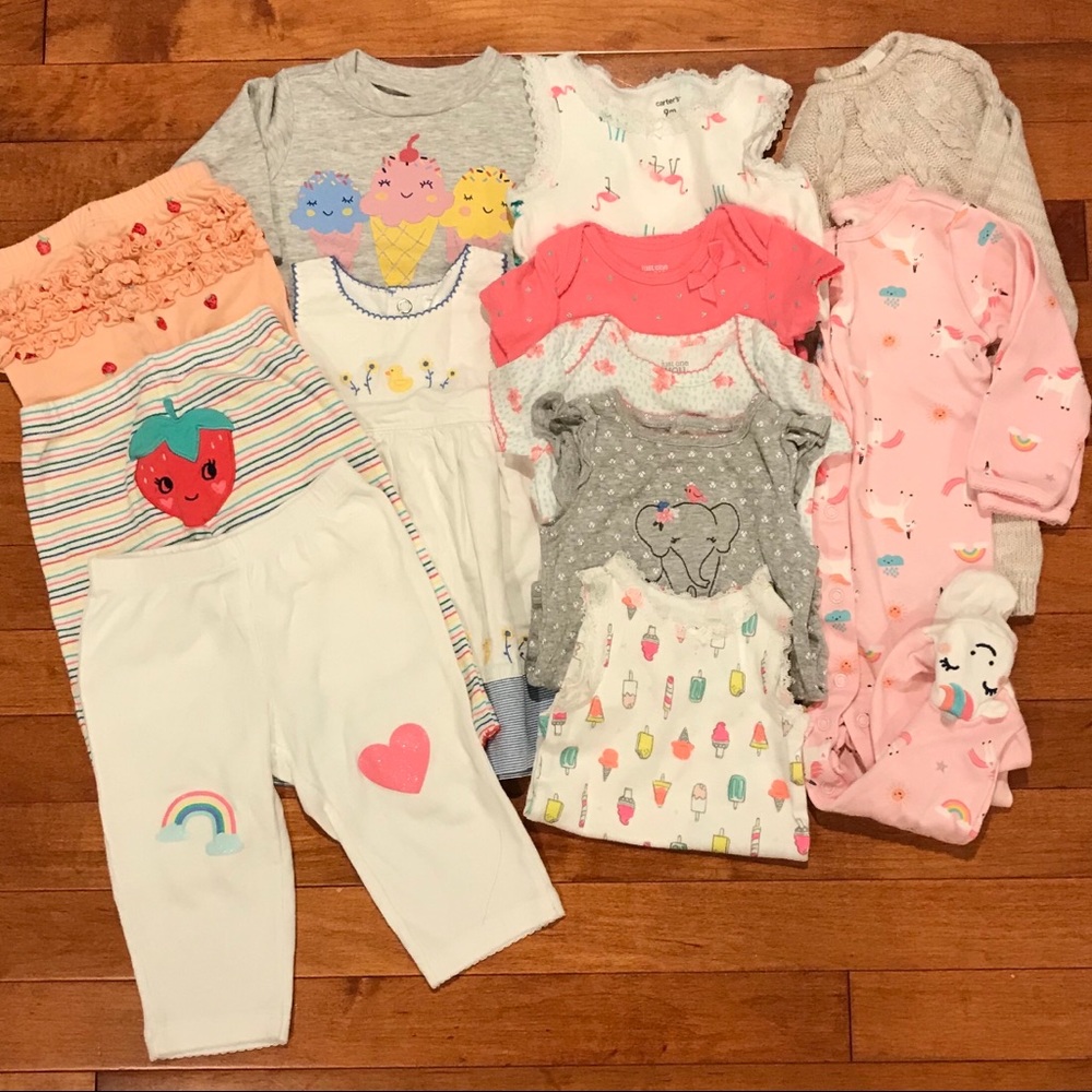 3-12M Carter’s and Old Navy bundle 12 pcs